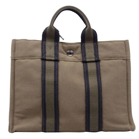 hermes tote bag canvas price|Meer.